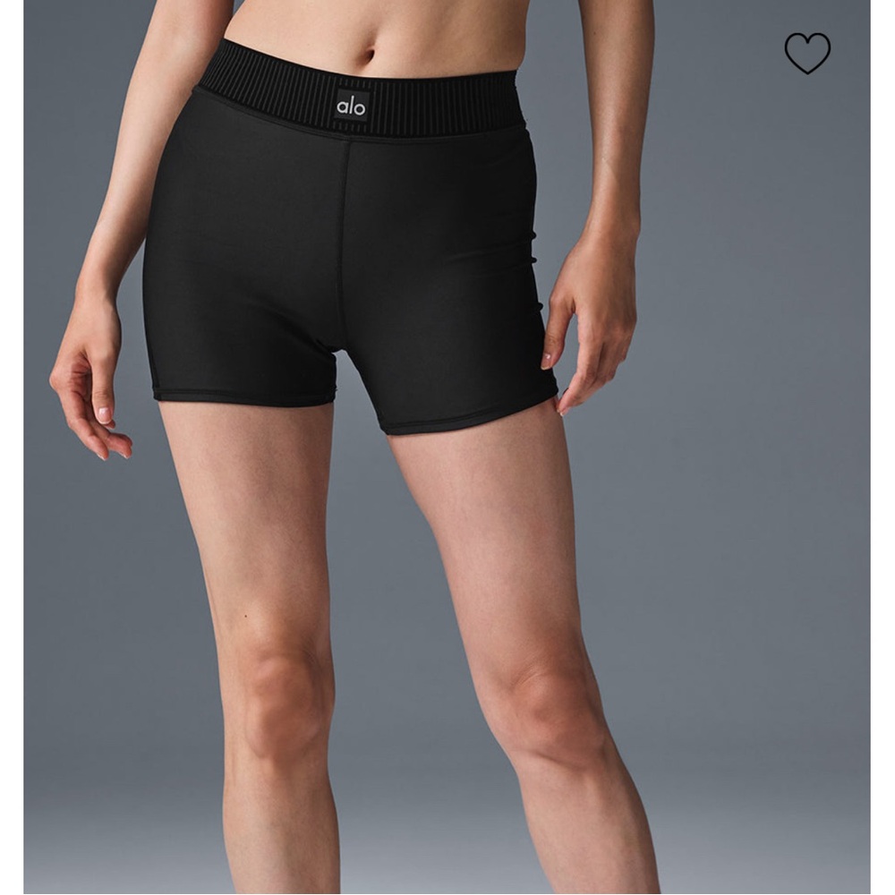 ALO Yoga Black Bike Shorts